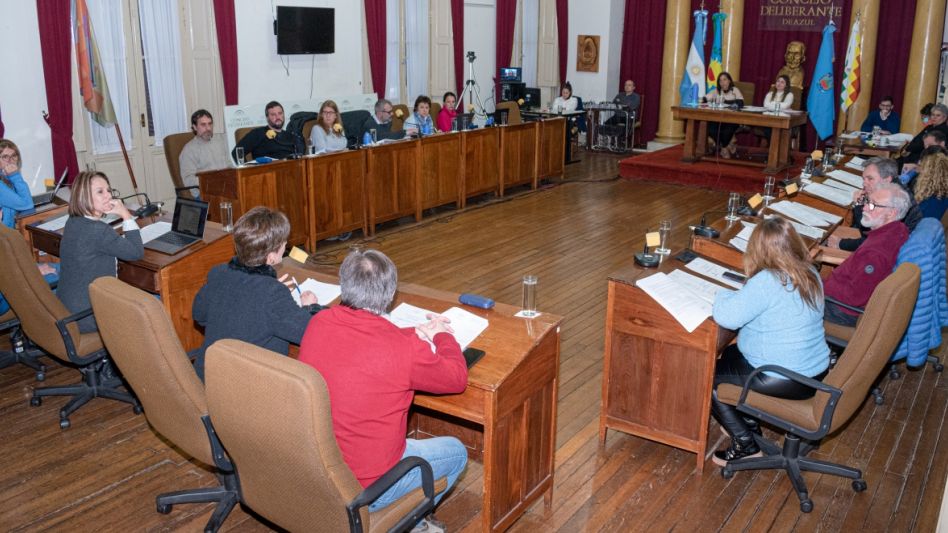 Concejales participan de la sesión número 12 del período ordinario. FOTO NICOLÁS MURCIA