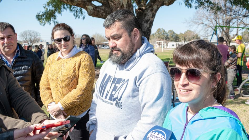 En la oportunidad, Evita Méndez Llorente, representante de la SISU, destacó que será la tercera obra que se realizará en Azul en el marco de este programa para barrios populares.