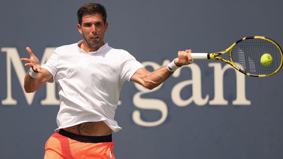 Federico Delbonis se enfrentará, el martes, al estadounidense John Isner en la primera ronda del Us Open. 