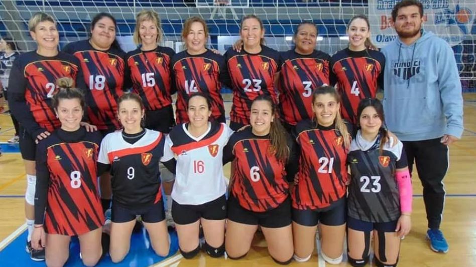 Las chicas de Velocidad y Resistencia competirán en la Copa de Oro del certamen que organiza la Asociación Olavarriense de Voleibol (AOV). ENTILEZA AOV.