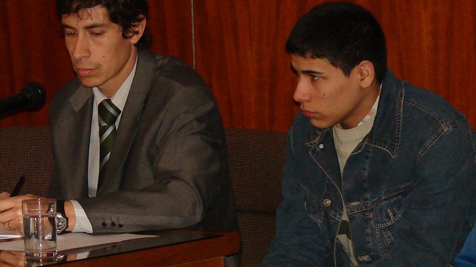 Martín Marcelli, en su rol de Defensor Oficial. La imagen data del año 2008, cuando representó a Hugo Emiliano Luna. ARCHIVO/EL TIEMPO