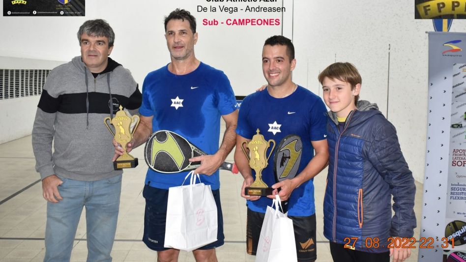 La dupla de Athletic, con Rodrigo De la Vega y Santiago Andreasen, perdió frente a sus pares de Ferro de Tandil.