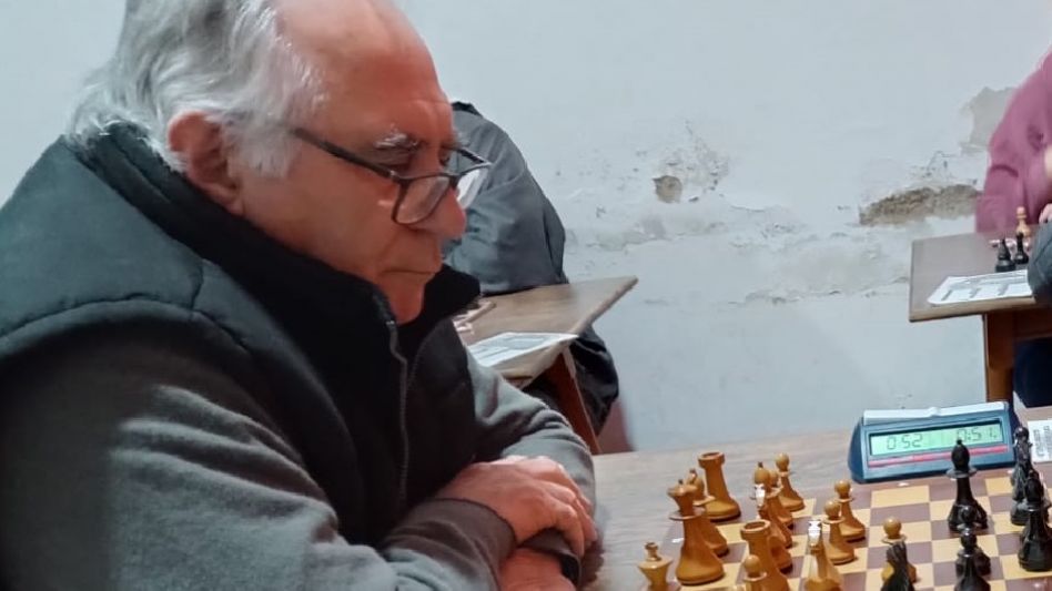 Jorge Baldini finalizó tercero con 4.5 puntos. 