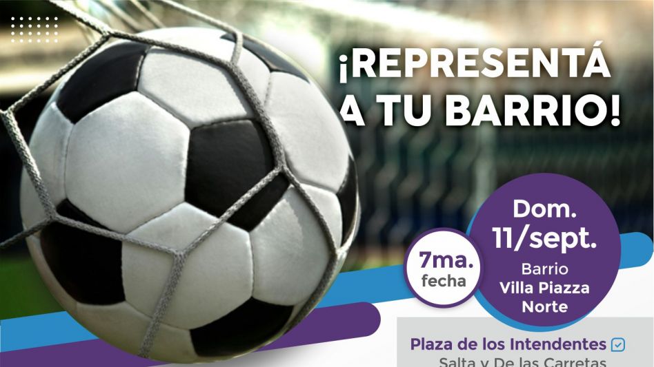 Los Torneos Barriales continuarán en Villa Piazza Norte