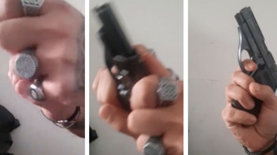 Sabag Montiel habría intentado volver a tirar y se comprobó que sabe utilizar el arma