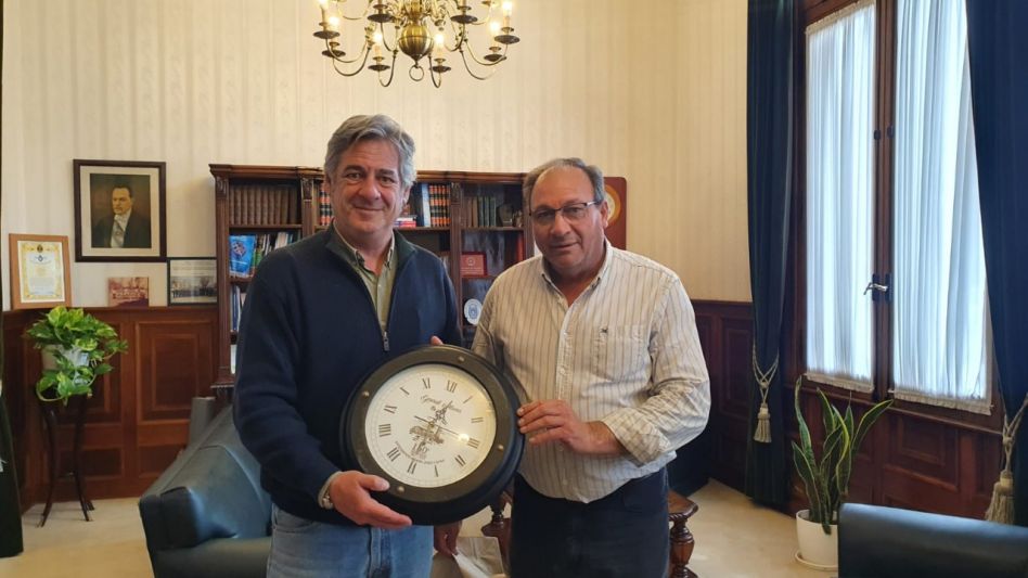 El Intendente recibió al titular de la SRA
