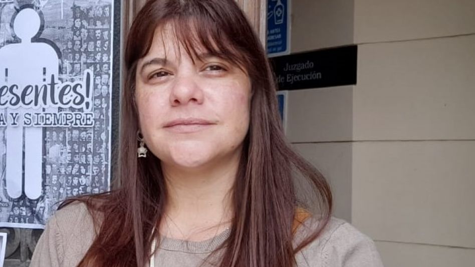 María Eugenia Lazarte, secretaria general de los Judiciales de la Departamental Azul.