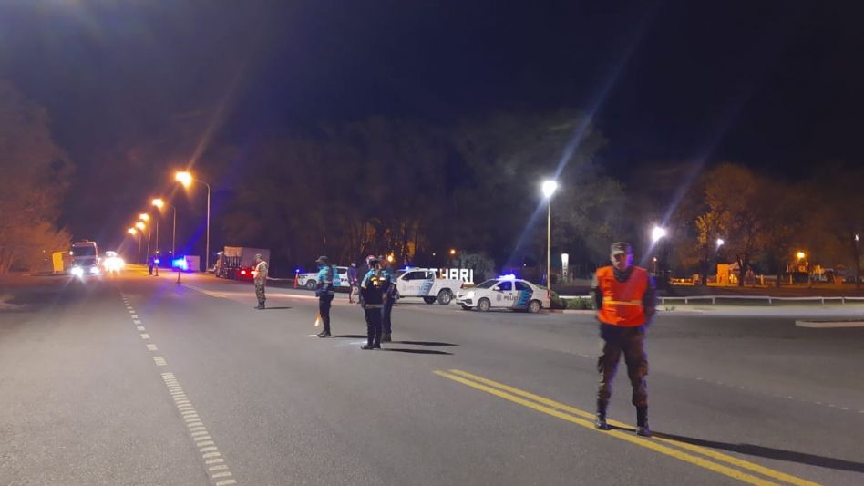 Se realizó anoche un operativo policial 