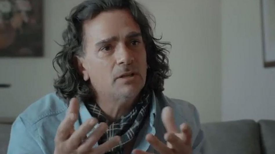 El ex tenista Guillermo Pérez Roldán. Radicado en Chile, impulsa una denuncia contra su padre. IMAGEN DE VIDEO/DIB