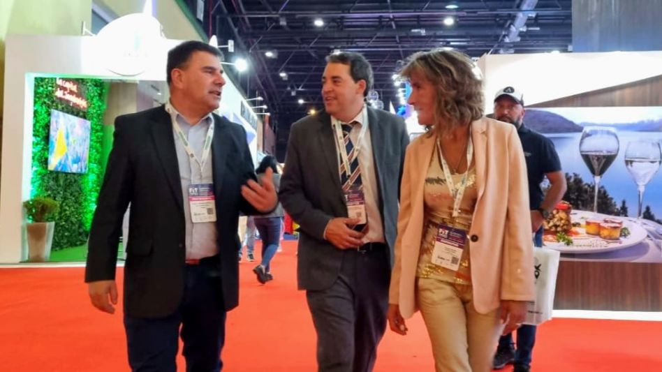 El intendente Hernán Bertellys estuvo presente en la Feria Internacional de Turismo