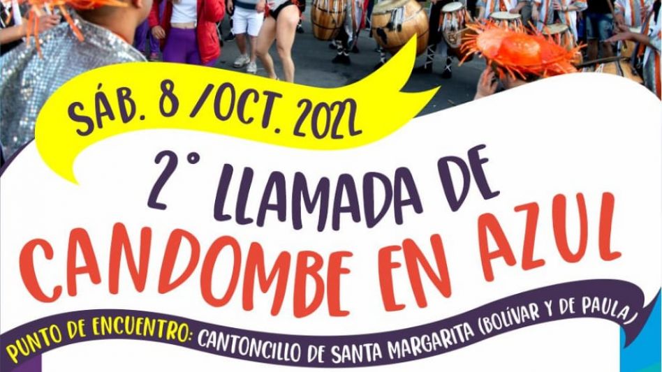 Se hará la 2ª Llamada de candombe en Azul