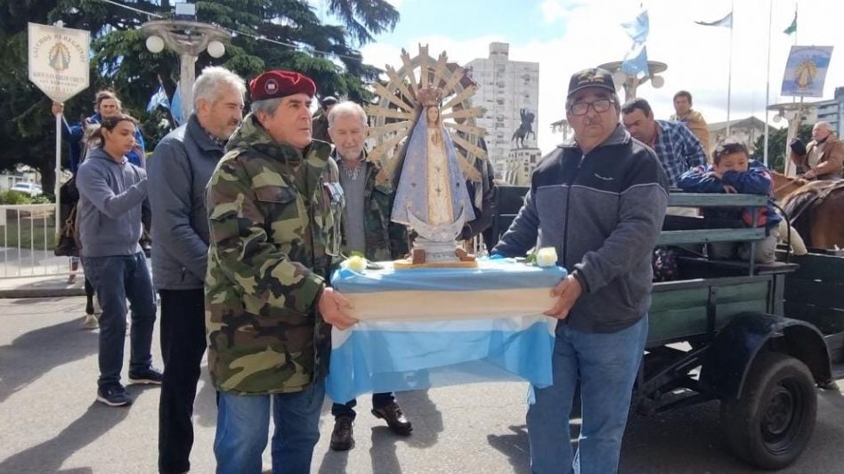 Se realizó la Primera Procesión en Honor a Nuestra Señora de Luján