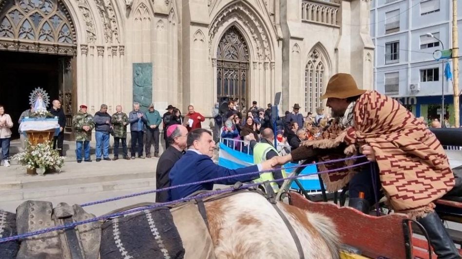 Se realizó la Primera Procesión en Honor a Nuestra Señora de Luján