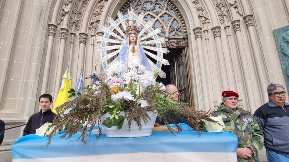 Se realizó la Primera Procesión en Honor a Nuestra Señora de Luján