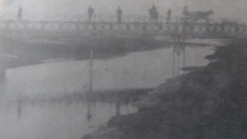 Puente San Benito, marzo de 1871.
