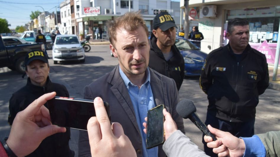 El fiscal Lucas Moyano.  JORGE SCOTTON/EN LÍNEA NOTICIAS/OLAVARRÍA