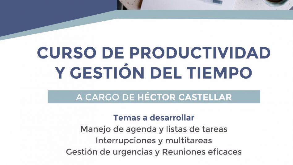 Curso de "Productividad y gestión del tiempo"