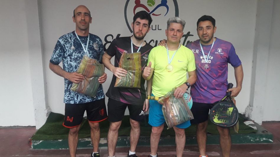 Jesús Dupin, Enzo Baldovino, Román Benavidez y Ricardo Russo fueron los jugadores de la final de 7° Libre