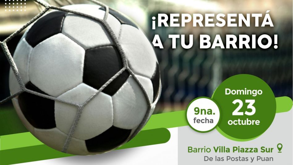 Los Torneos Barriales continuarán en Villa Piazza Sur