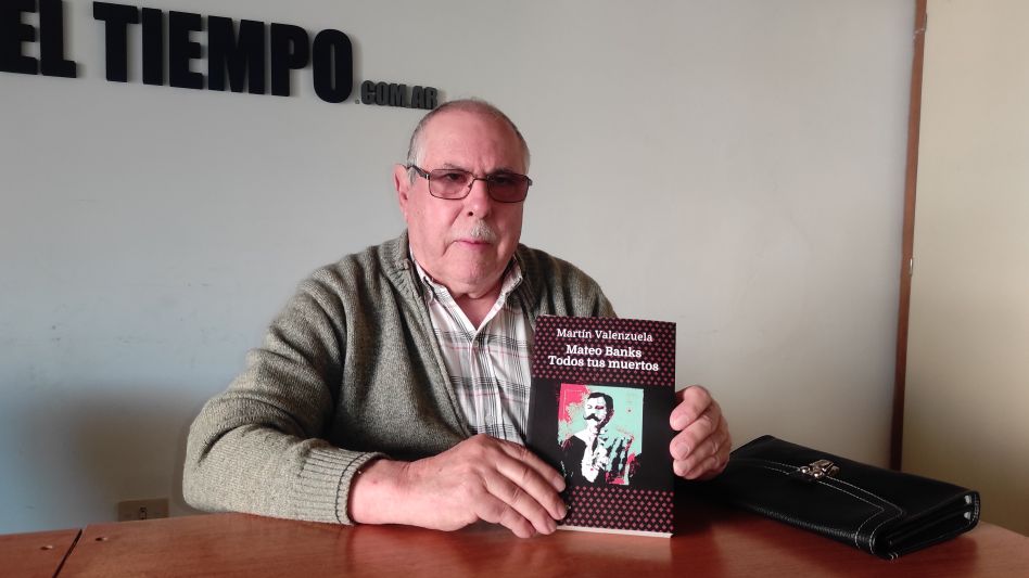 Martín Valenzuela presentará su tercer libro mañana en la Biblioteca Cáneva. 