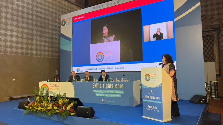 La Argentina será sede de la V Cumbre Mundial de Salud Mental en 2023