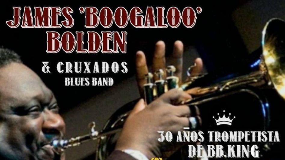 El Teatro Español será escenario, este sábado a las 21.30, de las actuaciones en concierto de James Boogaloo Bolden & Cruxados Blues. 