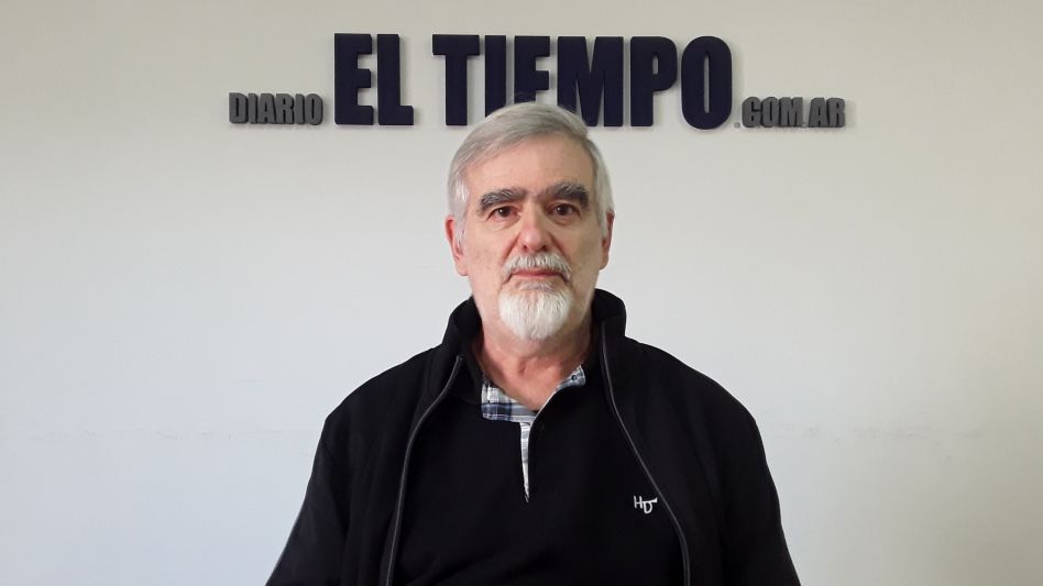El dirigente provincial del Partido Obrero-Frente de Izquierda, Guillermo Casas el día que visitó la redacción de diario EL TIEMPO.    AGUSTÍN SCALCINI