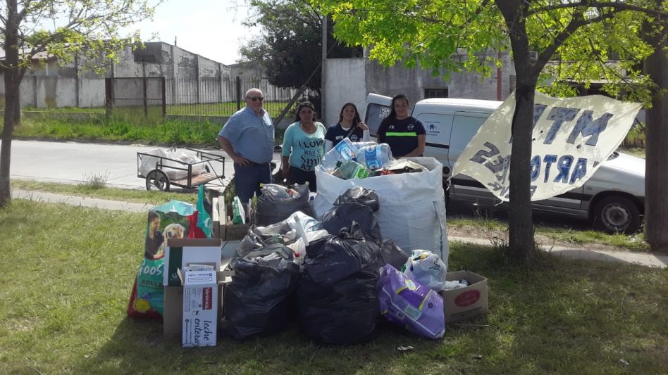  Hoy el punto de encuentro para acopiar materiales reciclables será la Plaza Ameghino, ubicada frente a la Estación del Ferrocarril. ARCHIVO/EL TIEMPO