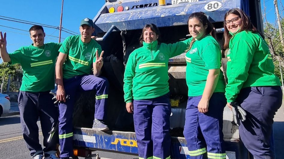 Se incorporaron tres trabajadoras a los servicios que presta la empresa Malvinas para la comuna