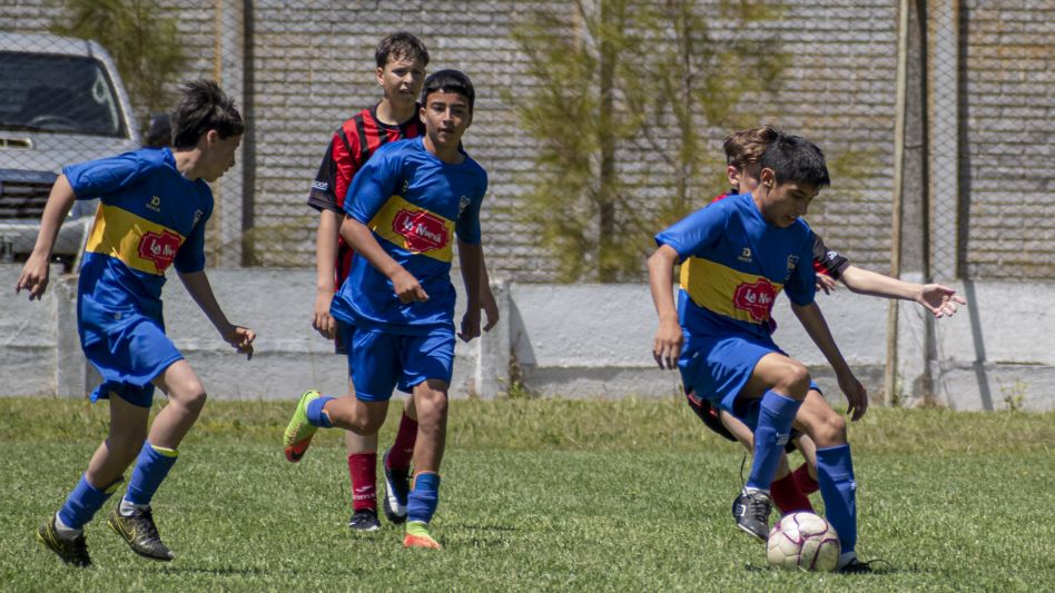 Boca Juniors superó a Independiente de Chillar por 6 a 0 en Novena División. Foto: Nicolás Murcia.