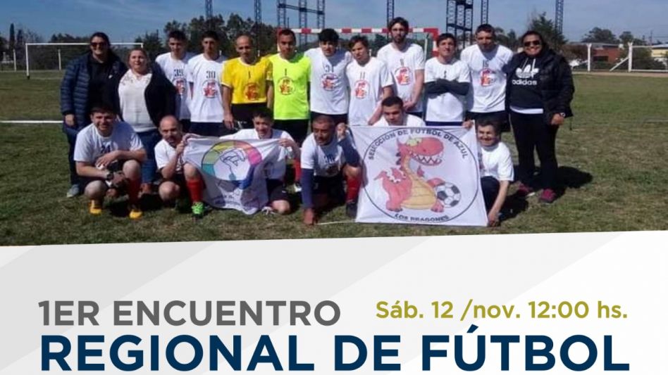 Se viene el primer encuentro regional de fútbol para personas con discapacidad