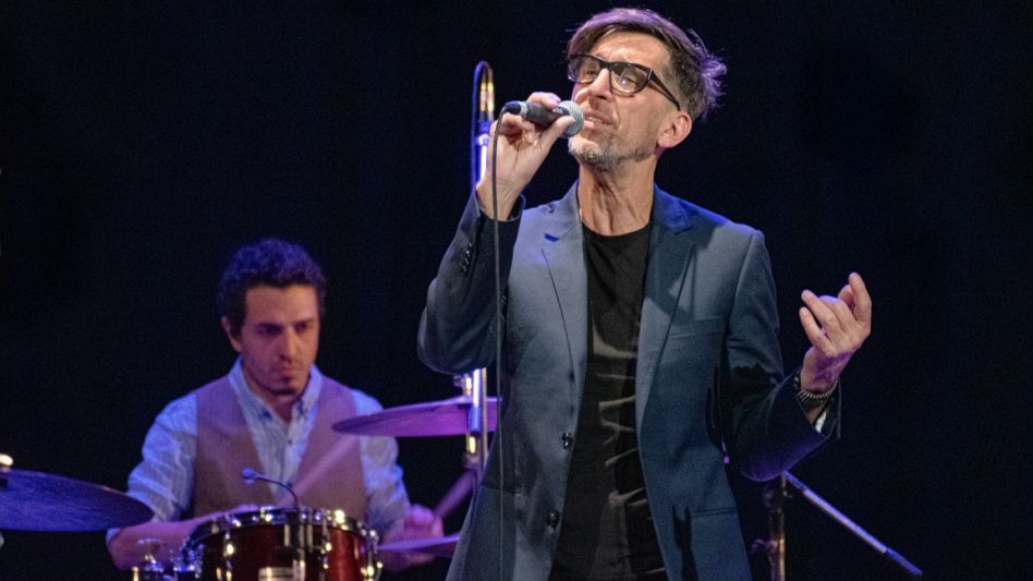 Postales de la actuación de Frenkel en el Teatro Español. FOTOS: NACHO CORREA