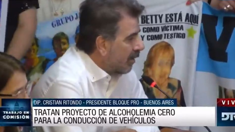 Diputados: dictamen de mayoría al proyecto de alcohol cero al volante