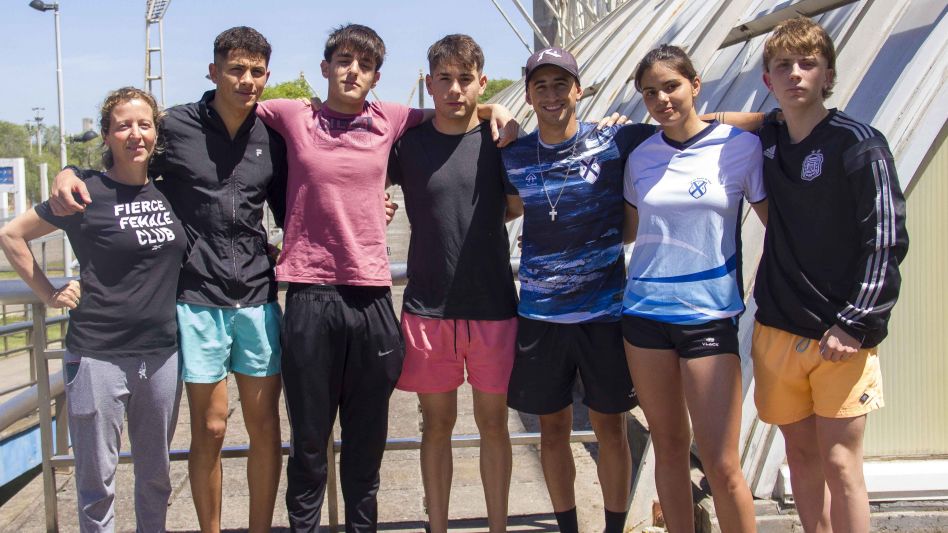 July Escribal, Nahuel Lorea, Thiago Falconaro, Ayrton Roldán, Seba Ramos, Ambar Pais y Fermín Fittipaldi.