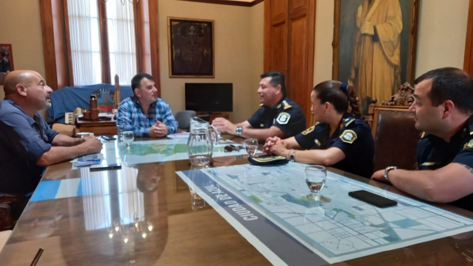 Encuentro con el Superintendente de Seguridad Región Interior Centro