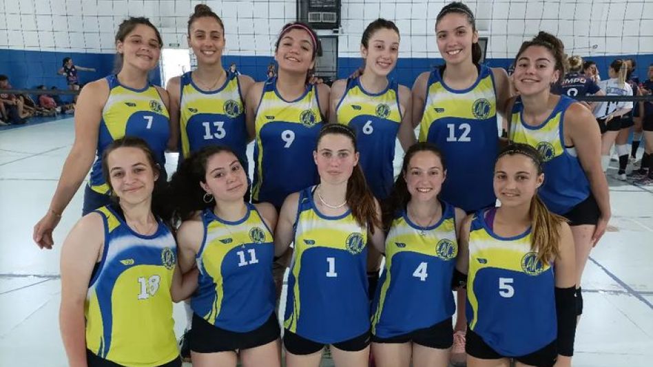 Equipo Sub 18 de Azul Voley, Foto: gentileza Instagram Azul Voley.