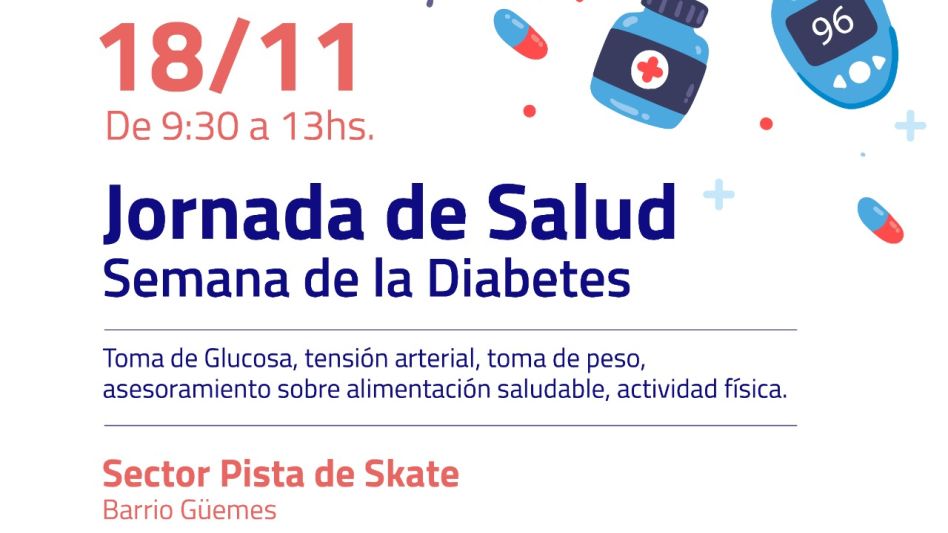 Jornada de salud por la Semana de la Diabetes