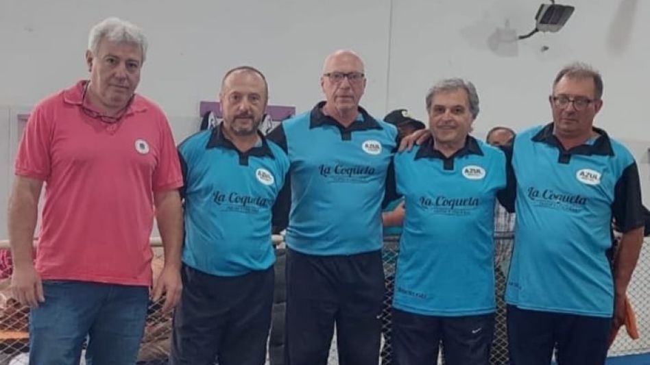 Equipo de Azul que se clasificó para el Provincial. 