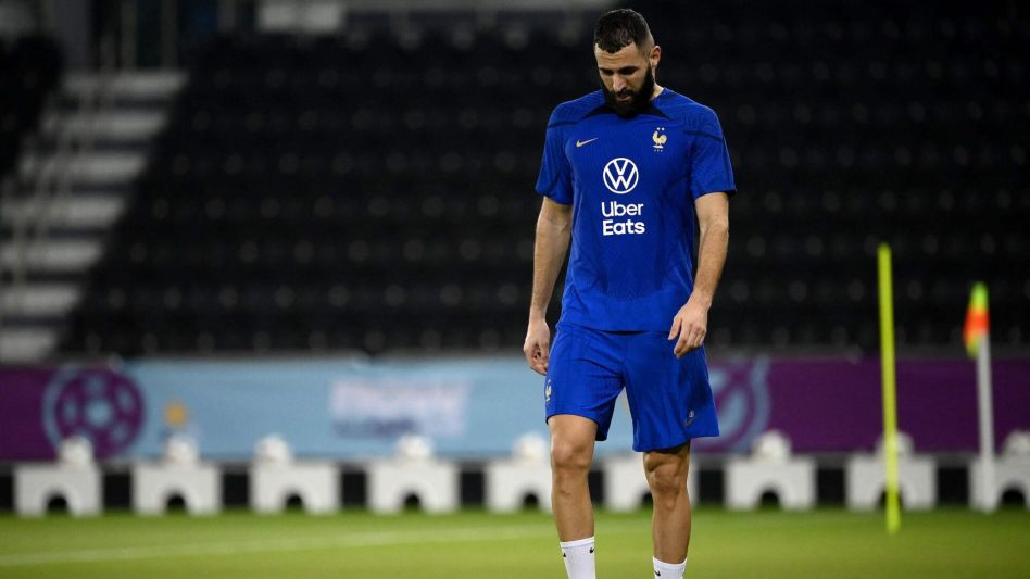 Conmoción en Francia: Benzema abandonó el entrenamiento y se pierde el Mundial