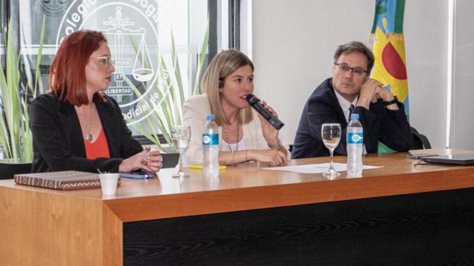 En la sede del Colegio de Abogados Departamental, se realizó la Jornada  - A 10 años de la Mediación Previa Obligatoria. Pensando la mediación del futuro. El rol de todas y todos los participantes. 