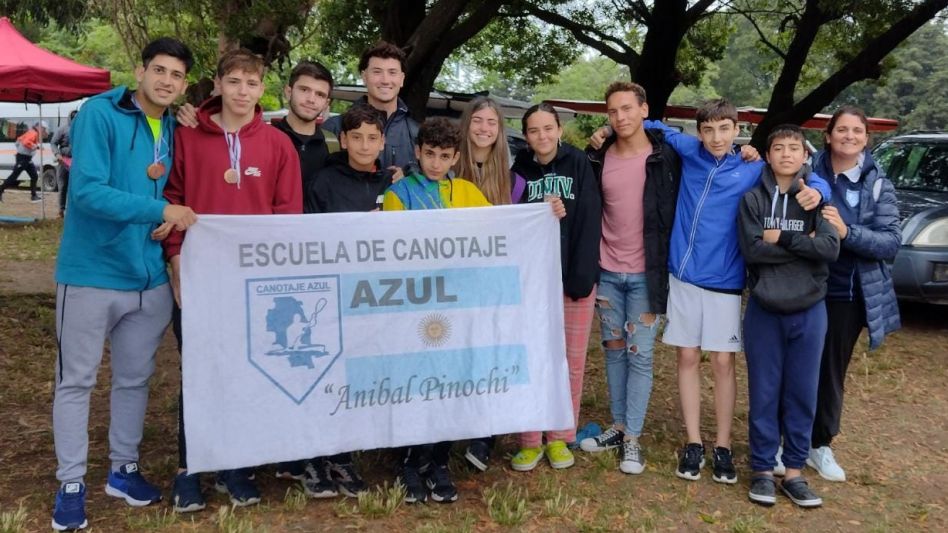 La Escuela Municipal de Canotaje participó del Campeonato Provincial de Medio Fondo
