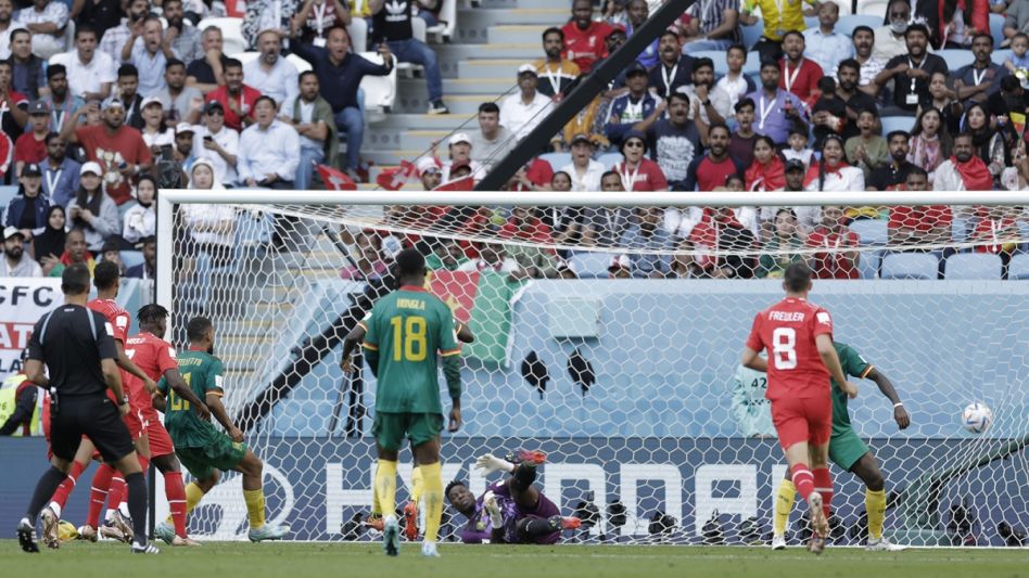Suiza le ganó 1 a 0 a Camerún