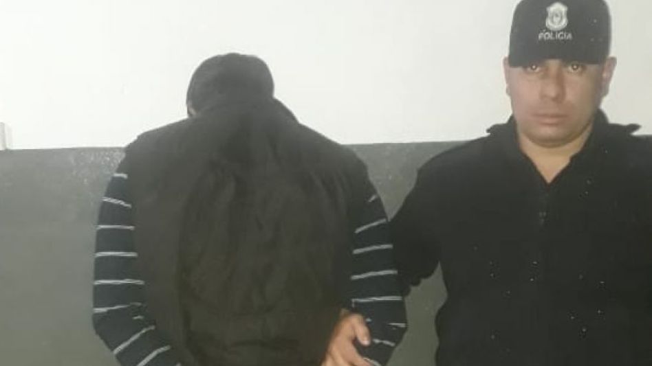 La imagen corresponde a mayo de 2020, cuando días después de sucedido ese hecho de amenazas por el que fuera sometido a este proceso resultó detenido. ARCHIVO/EL TIEMPO