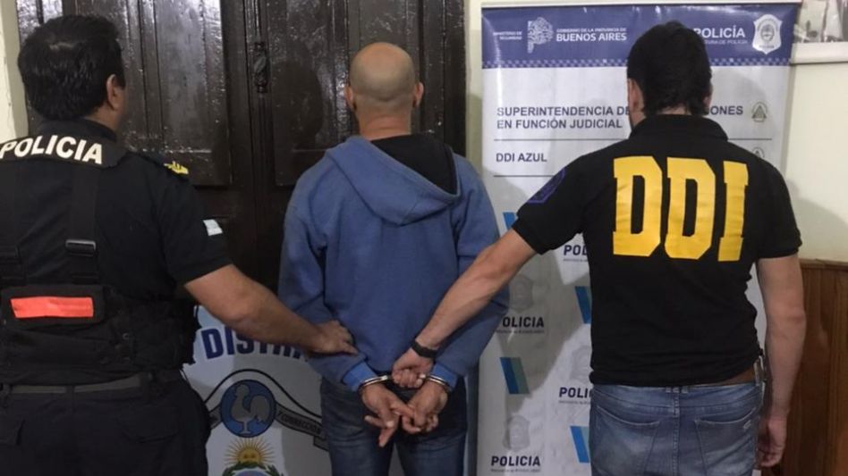 El hombre que fue detenido en Corrientes tiene que cumplir cinco años de prisión. FOTO Y VIDEO: DDI AZUL/PBA