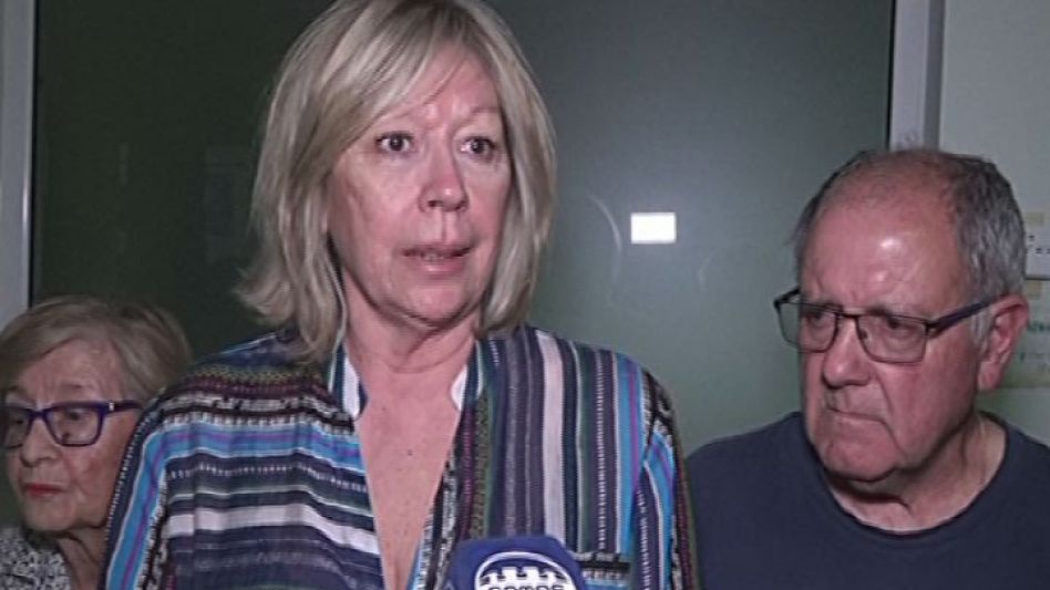 La presidenta de la Asociación Cooperadora del Hospital Pintos, Claudia Disavia ayer durante la rueda de prensa.  GENTILEZA/SOMOSAZUL