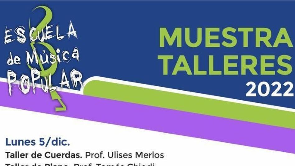 La Escuela Municipal de Música presentará su muestra de talleres 