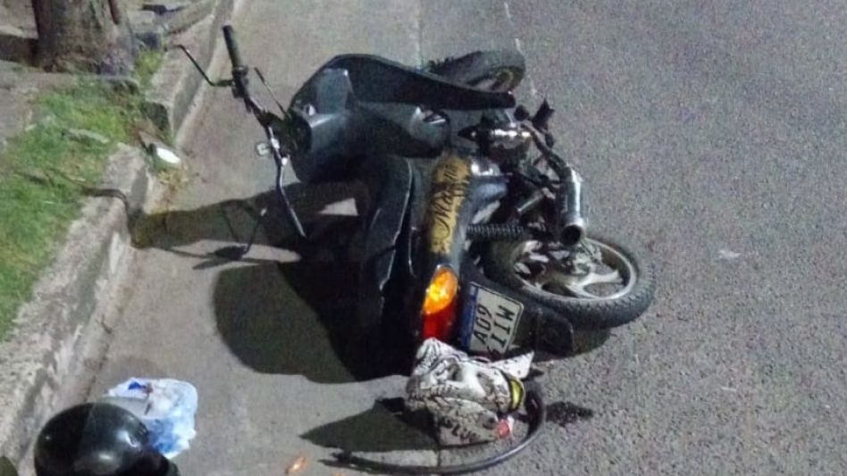 Siniestro vial ocurrido el sábado derivó en el fallecimiento del conductor de una moto 