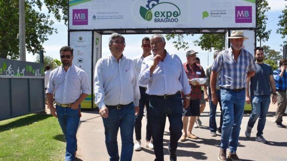 El ministro de Desarrollo Agrario estuvo en la Expo Bragado 2022.