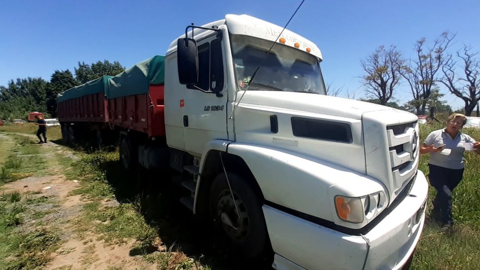 Infracción de camiones en zona urbana