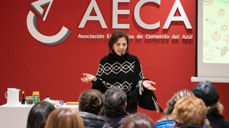 Marisa Escot tendrá a su cargo el dictado de los talleres sobre alimentación consciente en AECA.  FOTO PRENSA AECA.